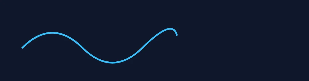 The page this code makes: stroke-dasharray + stroke-dashoffset animated to 0